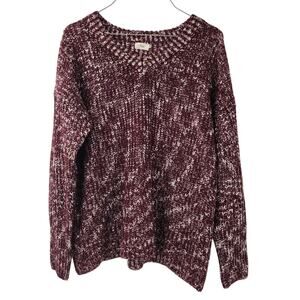 TOBI Burgundy Knit Sweater - Women's Size Small/Medium